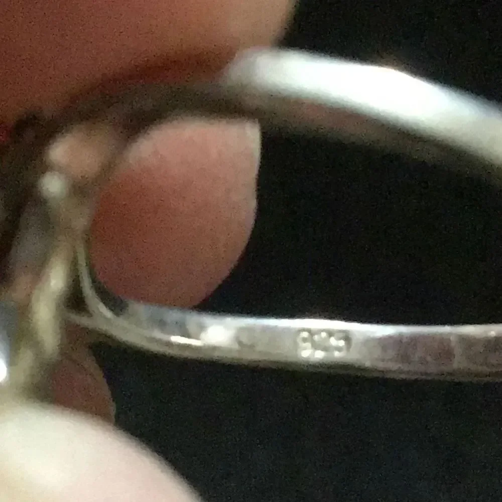 Vintage sterling silver double dragonfly, ring size 7 1/2